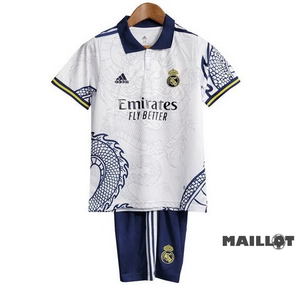 Foot Maillot Pas Cher Spécial Conjunto De Enfant Real Madrid 2023 2024 Blanc