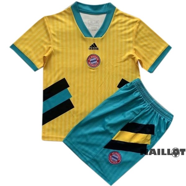 Foot Maillot Pas Cher Spécial Conjunto De Homme Bayern Múnich 2023 2024 Jaune Vert