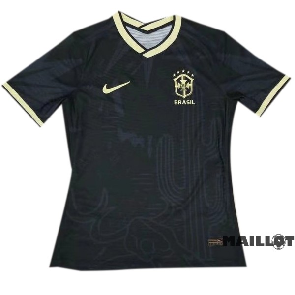 Foot Maillot Pas Cher Spécial Joueurs Maillot Brésil 2022 Noir