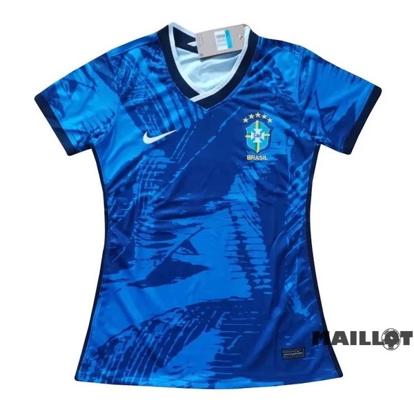 Foot Maillot Pas Cher Spécial Maillot Femme Brésil 2022 Bleu