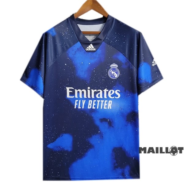 Foot Maillot Pas Cher Spécial Maillot Real Madrid Retro 2019 2020 Bleu