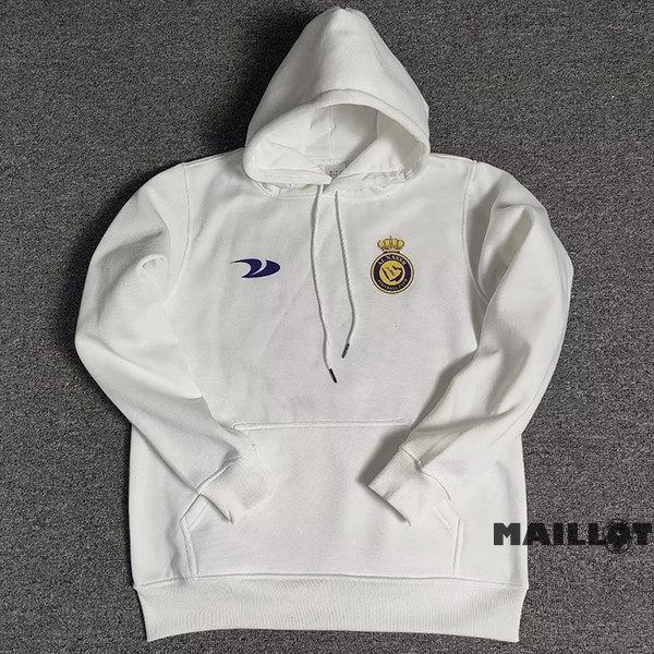 Foot Maillot Pas Cher Sudaderas Con Capucha Al Nassr 2022 2023 Blanc