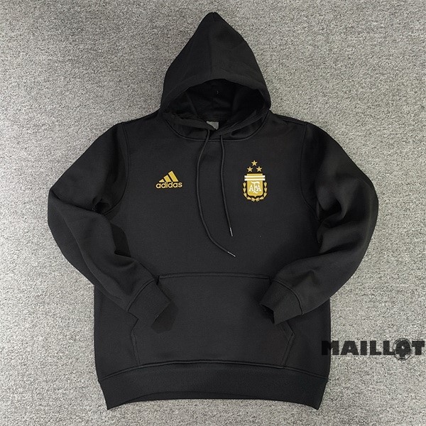 Foot Maillot Pas Cher Sudaderas Con Capucha Argentine 2023 Noir