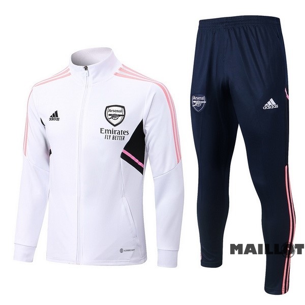 Foot Maillot Pas Cher Survêtements Arsenal 2022 2023 Blanc Rose