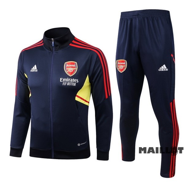 Foot Maillot Pas Cher Survêtements Arsenal 2022 2023 Bleu Marine Jaune