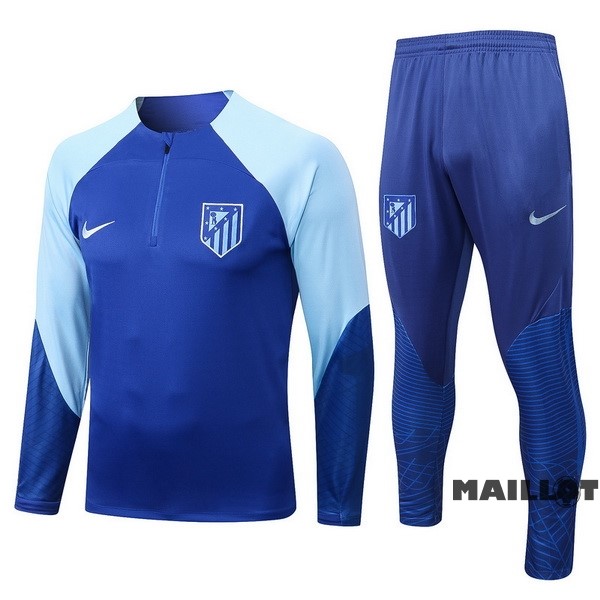 Foot Maillot Pas Cher Survêtements Atlético Madrid 2022 2023 Bleu