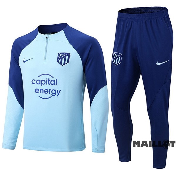 Foot Maillot Pas Cher Survêtements Atlético Madrid 2022 2023 III Bleu