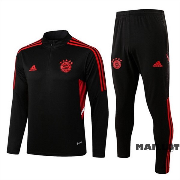 Foot Maillot Pas Cher Survêtements Bayern Múnich 2022 2023 Noir Rouge