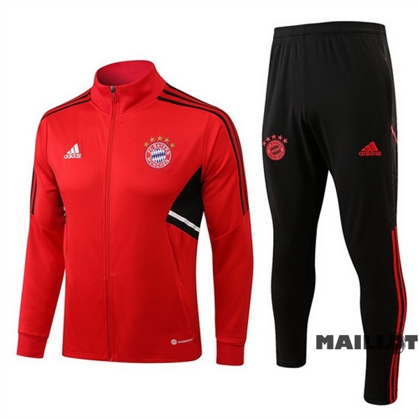 Foot Maillot Pas Cher Survêtements Bayern Múnich 2022 2023 Rouge I Noir