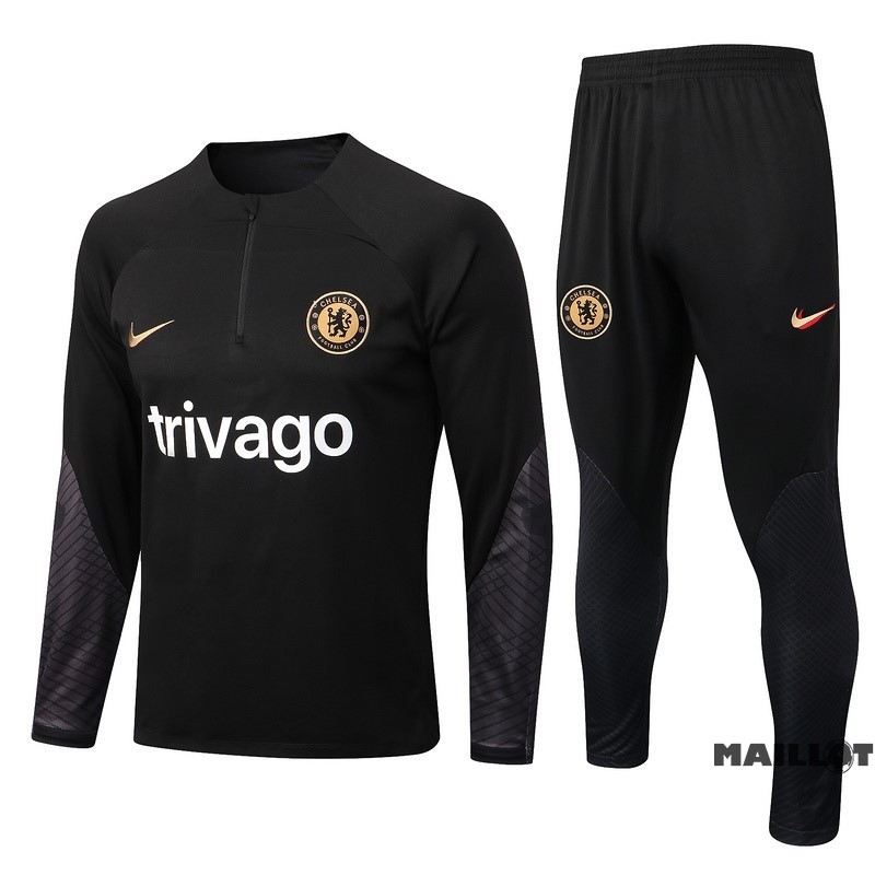 Foot Maillot Pas Cher Survêtements Chelsea 2022 2023 Noir