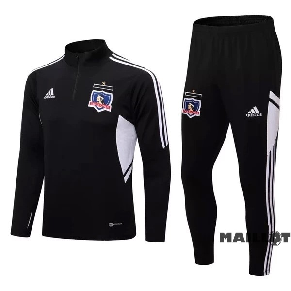 Foot Maillot Pas Cher Survêtements Colo Colo 2022 2023 Noir Blanc