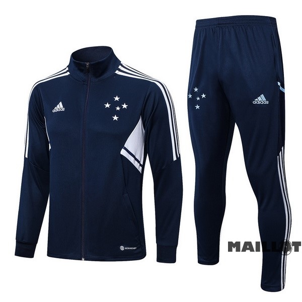 Foot Maillot Pas Cher Survêtements Cruzeiro 2022 2023 Bleu Marine