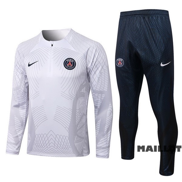 Foot Maillot Pas Cher Survêtements Enfant Paris Saint Germain 2022 2023 Blanc