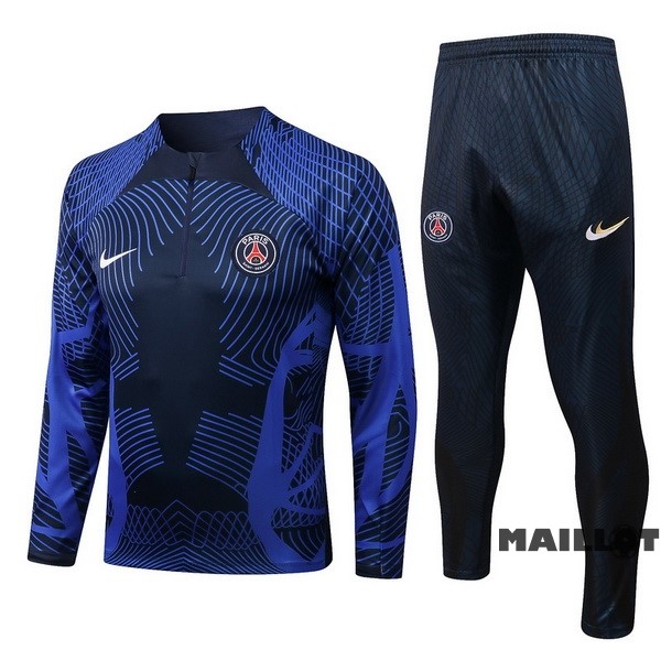 Foot Maillot Pas Cher Survêtements Enfant Paris Saint Germain 2022 2023 Bleu Marine