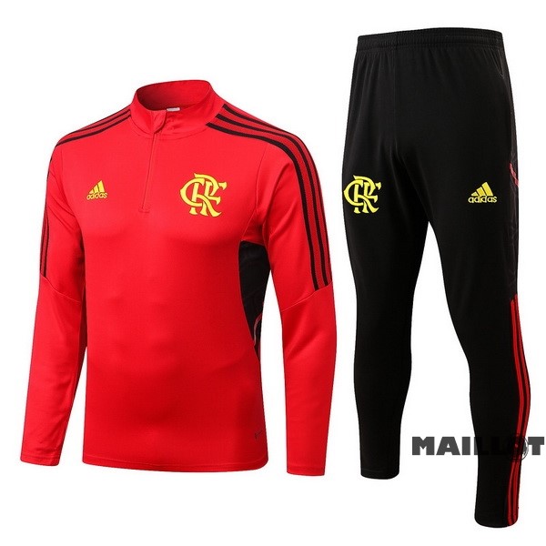 Foot Maillot Pas Cher Survêtements Flamengo 2022 2023 Rouge Noir