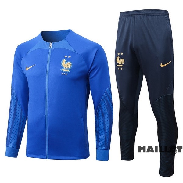 Foot Maillot Pas Cher Survêtements France 2022 I Bleu