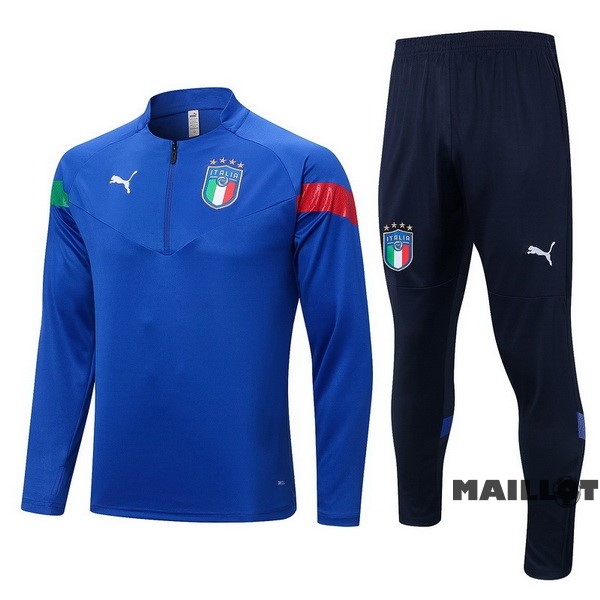 Foot Maillot Pas Cher Survêtements Italie 2022 Bleu