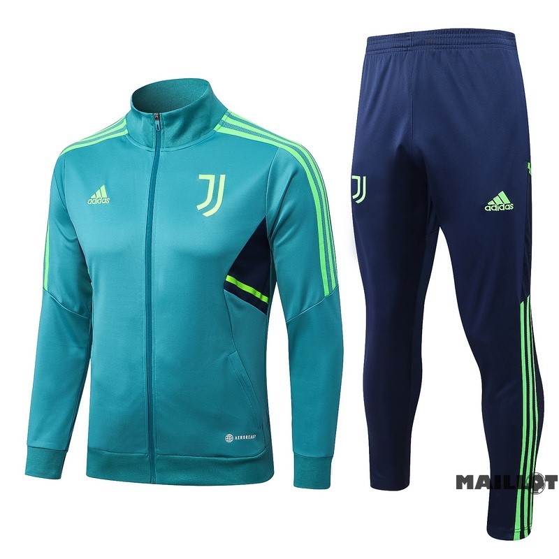 Foot Maillot Pas Cher Survêtements Juventus 2022 2023 Vert I Bleu