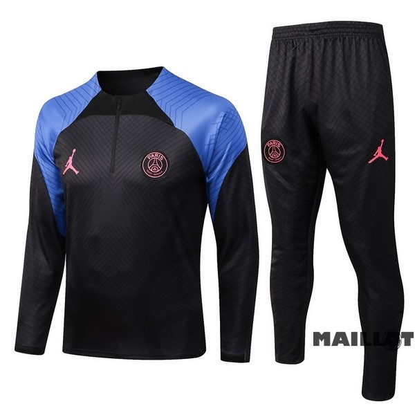 Foot Maillot Pas Cher Survêtements Paris Saint Germain 2022 2023 Noir Bleu