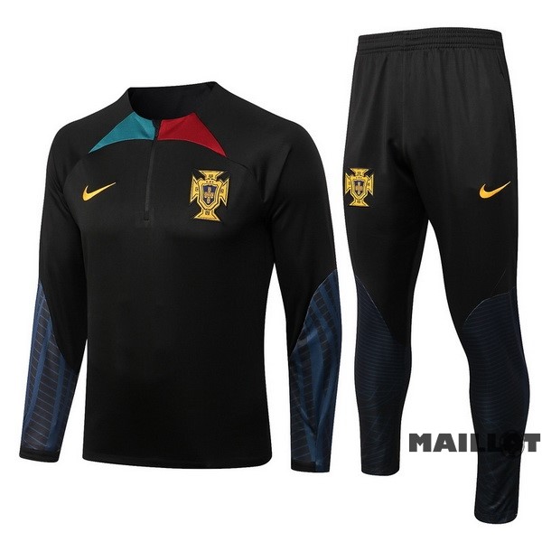 Foot Maillot Pas Cher Survêtements Portugal 2022 Noir