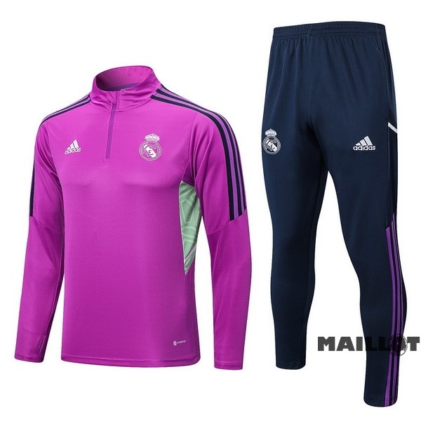 Foot Maillot Pas Cher Survêtements Real Madrid 2022 2023 Purpura II Noir