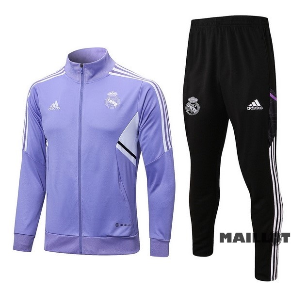 Foot Maillot Pas Cher Survêtements Real Madrid 2022 2023 Purpura Noir