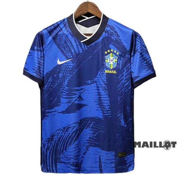 Foot Maillot Pas Cher Thailande Concept Exterieur Maillot Brésil 2022 Bleu