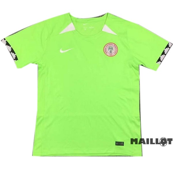 Foot Maillot Pas Cher Thailande Domicile Femme Futbol Maillot Nigeria 2023 Vert