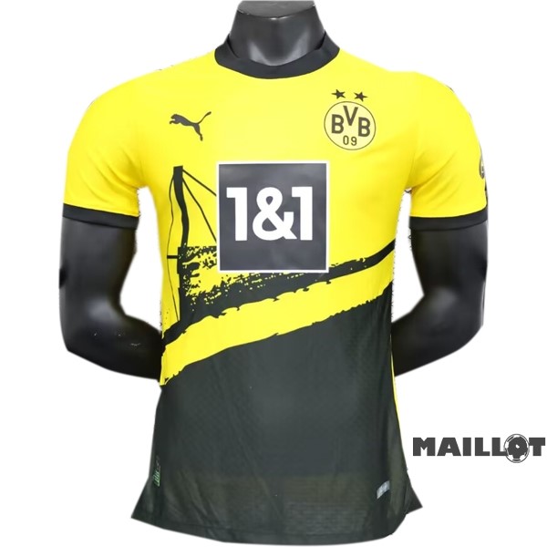 Foot Maillot Pas Cher Thailande Domicile Joueurs Maillot Borussia Dortmund 2023 2024 Jaune