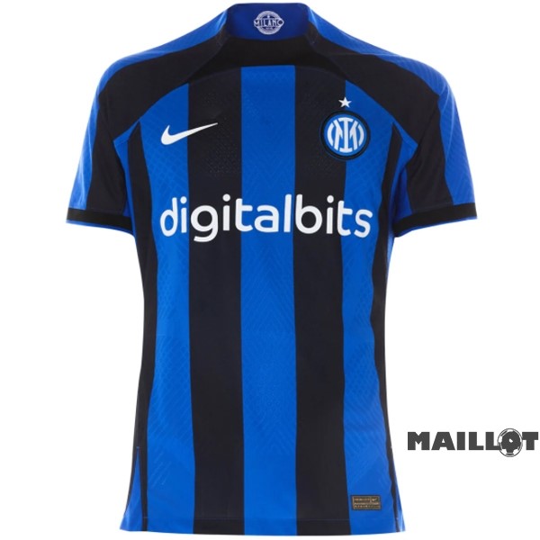 Foot Maillot Pas Cher Thailande Domicile Joueurs Maillot Inter Milán 2022 2023 Bleu