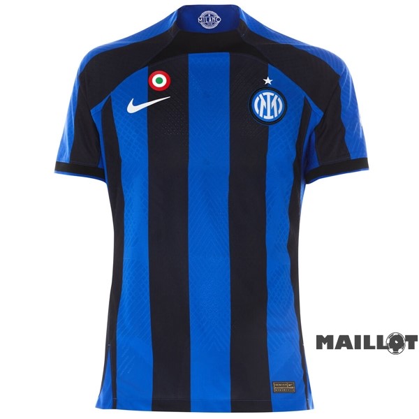 Foot Maillot Pas Cher Thailande Domicile Joueurs Maillot Inter Milán 2022 2023 I Bleu