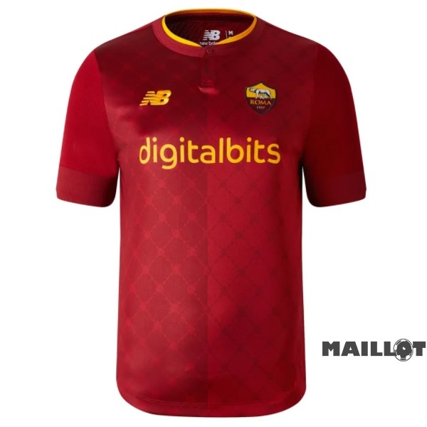 Foot Maillot Pas Cher Thailande Domicile Maillot As Roma 2022 2023 Rouge