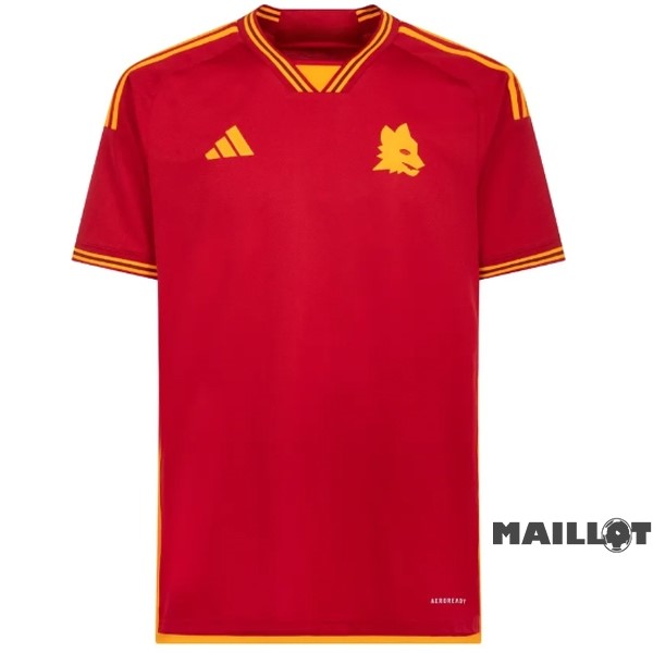 Foot Maillot Pas Cher Thailande Domicile Maillot As Roma 2023 2024 Rouge