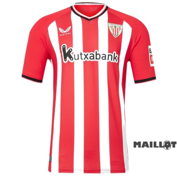 Foot Maillot Pas Cher Thailande Domicile Maillot Athletic Bilbao 2023 2024 Rouge Blanc