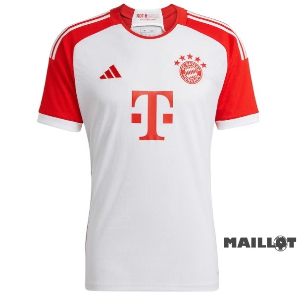 Foot Maillot Pas Cher Thailande Domicile Maillot Bayern Múnich 2023 2024 Blanc Rouge