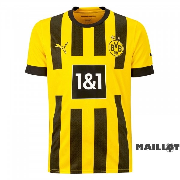 Foot Maillot Pas Cher Thailande Domicile Maillot Borussia Dortmund 2022 2023 Jaune
