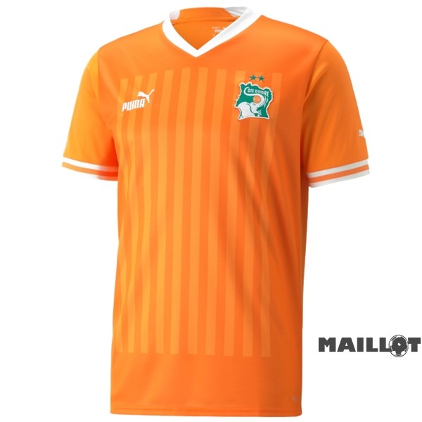 Foot Maillot Pas Cher Thailande Domicile Maillot Côte d'Ivoire 2022 Orange