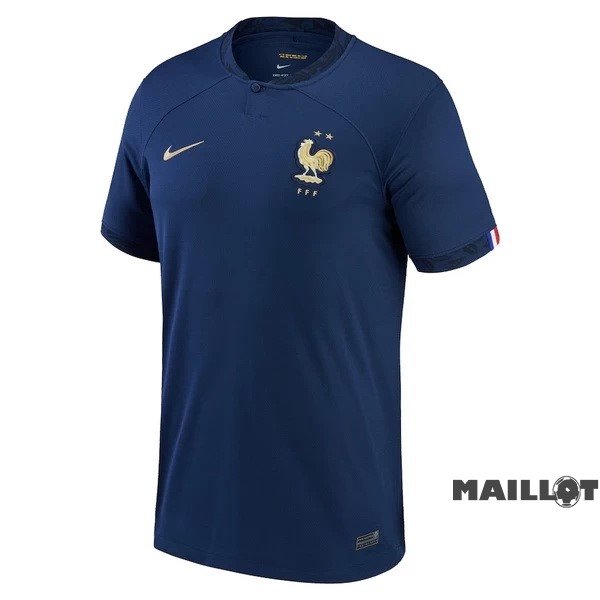 Foot Maillot Pas Cher Thailande Domicile Maillot France 2022 Bleu Marine