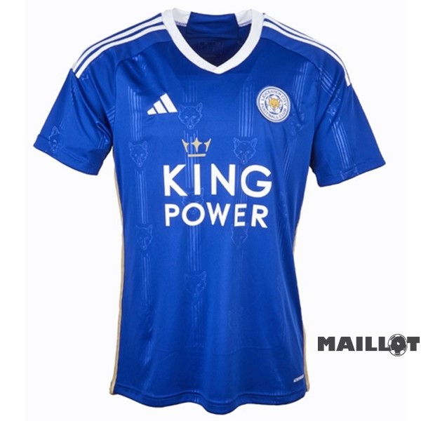 Foot Maillot Pas Cher Thailande Domicile Maillot Leicester City 2023 2024 Bleu