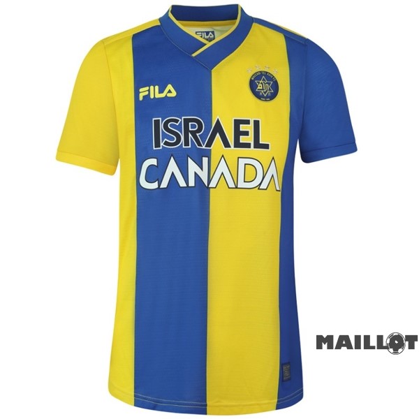 Foot Maillot Pas Cher Thailande Domicile Maillot Maccabi Tel Aviv 2022 2023 Jaune