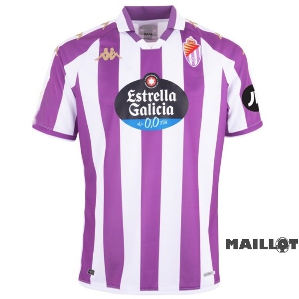 Foot Maillot Pas Cher Thailande Domicile Maillot Real Valladolid 2023 2024 Blanc Purpura