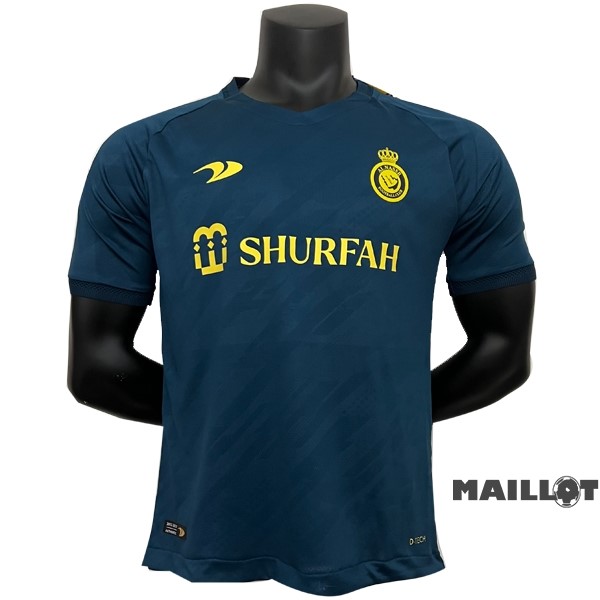 Foot Maillot Pas Cher Thailande Exterieur Joueurs Maillot Al Nassr 2022 2023 Bleu