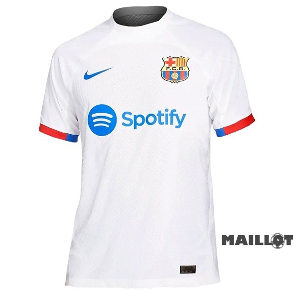 Foot Maillot Pas Cher Thailande Exterieur Joueurs Maillot Barcelona 2023 2024 Blanc