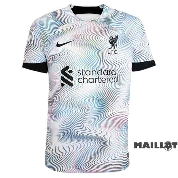 Foot Maillot Pas Cher Thailande Exterieur Joueurs Maillot Liverpool 2022 2023 Blanc