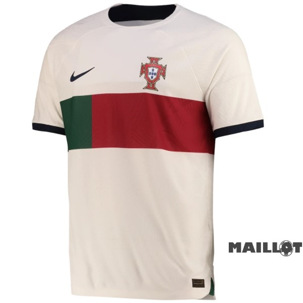 Foot Maillot Pas Cher Thailande Exterieur Joueurs Maillot Portugal 2022 Blanc