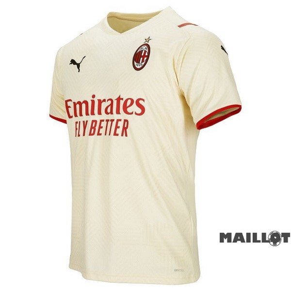 Foot Maillot Pas Cher Thailande Exterieur Maillot AC Milan 2021 2022 Jaune