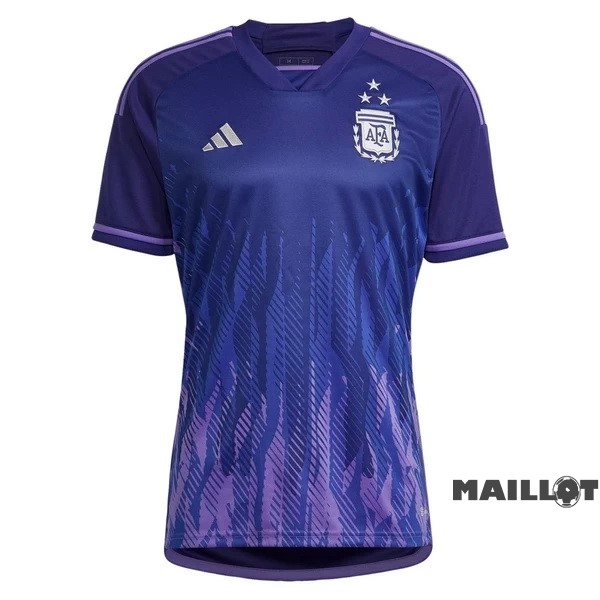 Foot Maillot Pas Cher Thailande Exterieur Maillot Argentine 3 Stars 2022 Purpura