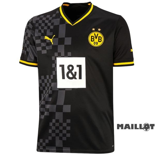 Foot Maillot Pas Cher Thailande Exterieur Maillot Borussia Dortmund 2022 2023 Noir