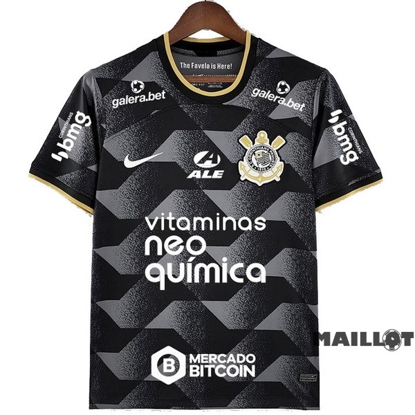 Foot Maillot Pas Cher Thailande Exterieur Maillot Corinthians Paulista 2022 2023 I Noir