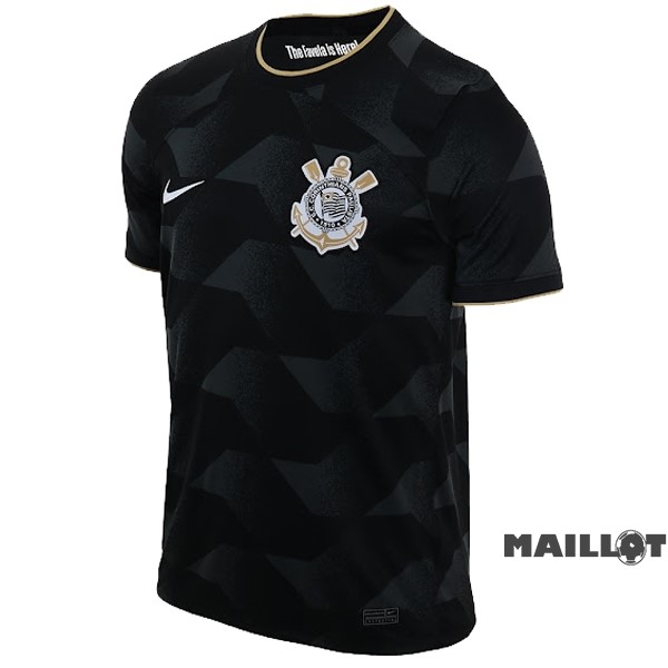 Foot Maillot Pas Cher Thailande Exterieur Maillot Corinthians Paulista 2022 2023 Noir